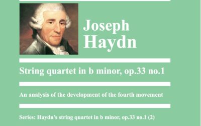 Haydn: string quartet op.33 no.1: an analysis of the development  of the fourth movement